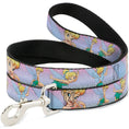 Load image into Gallery viewer, Dog Leash - Tinker Bell Poses Purple/Pink Fade
