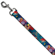 Dog Leash - Ariel, Sebastian & Flounder Scene