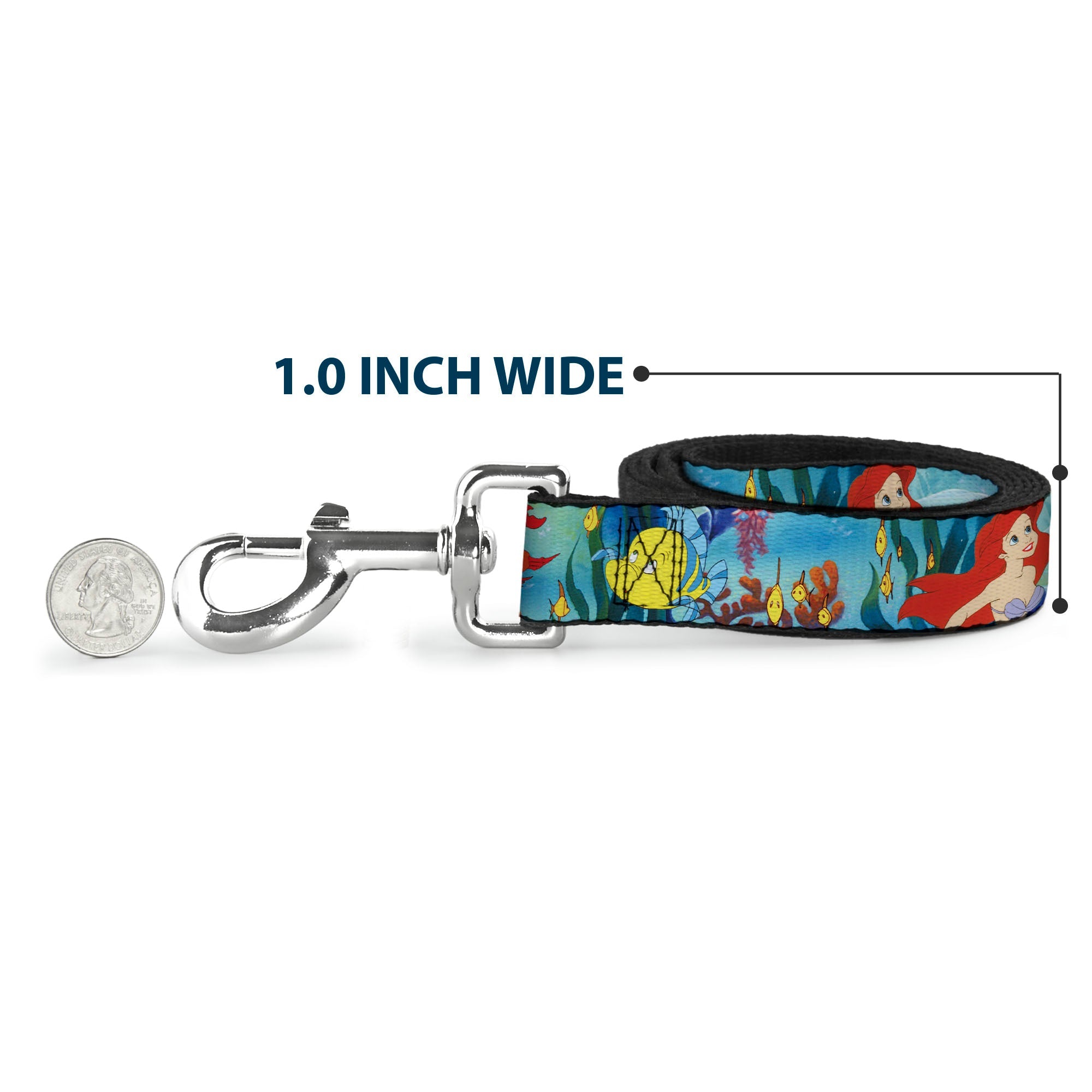 Dog Leash - Ariel, Sebastian & Flounder Scene2