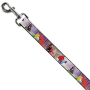 Dog Leash - Beauty & the Beast Stained Glass Scenes