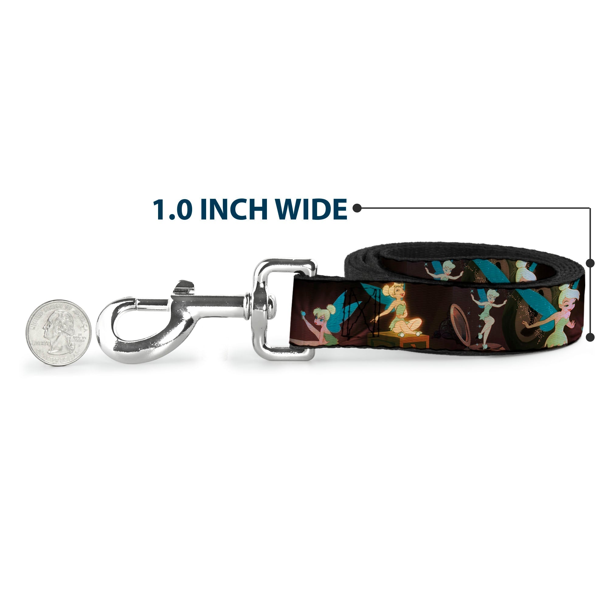 Dog Leash - TINK LUXE Sketch Black/Multi Neon