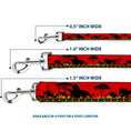 Load image into Gallery viewer, Dog Leash - Oogie Boogie Silhouette Poses Gray/Black
