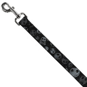 Dog Leash - Nightmare Before Christmas Jack Expressions Gray