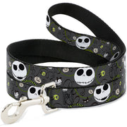 Dog Leash - NBC Jack Expressions/Halloween Elements Gray