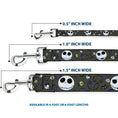 Load image into Gallery viewer, Dog Leash - NBC Jack Poses/Bats Red Stripe
