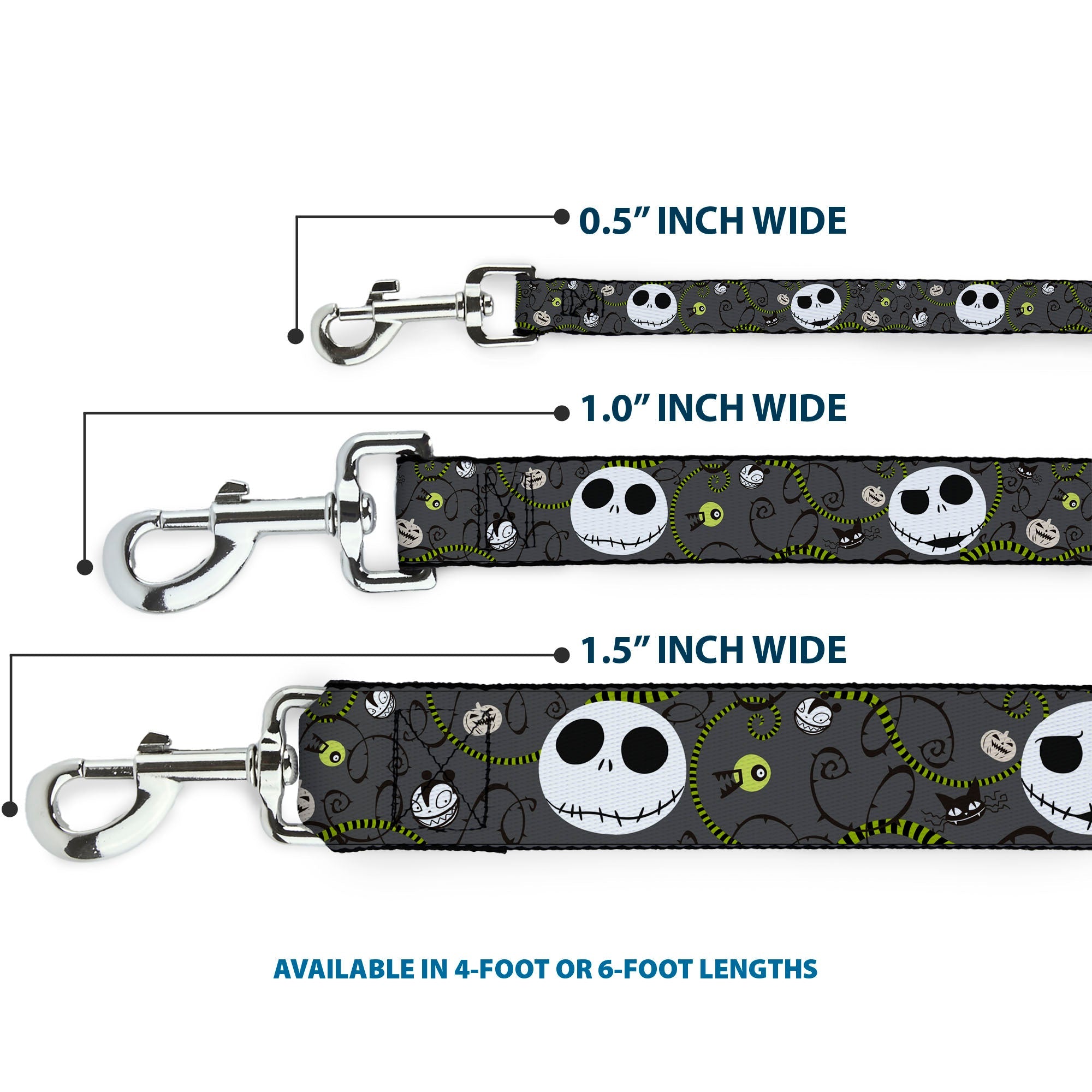Dog Leash - NBC Jack Poses/Bats Red Stripe