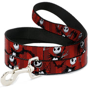 Dog Leash - NBC Jack Poses/Bats Red Stripe