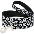 Load image into Gallery viewer, Dog Leash - NBC Jack Expressions Scattered Black/White
