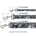Load image into Gallery viewer, Dog Leash - NBC Jack & Sally Cemetery Scene Gray/Black/White
