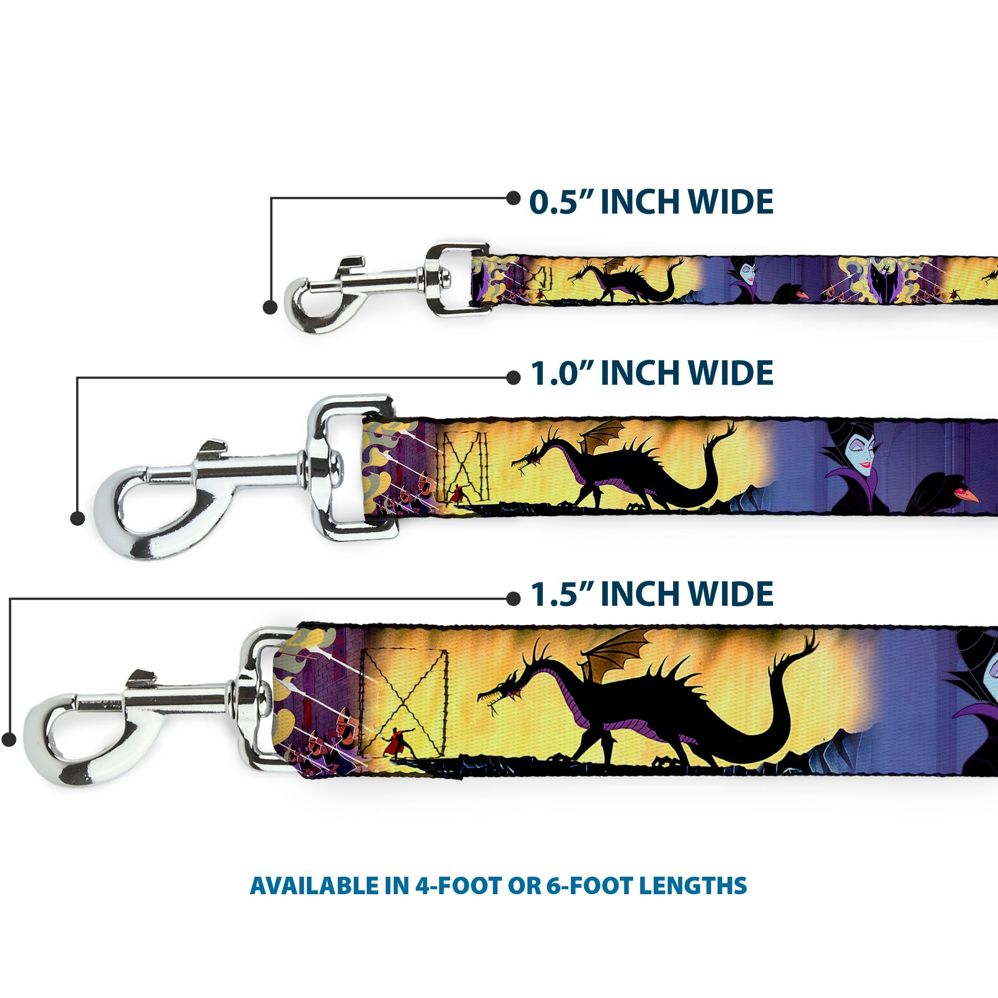 Dog Leash - Maleficent Poses