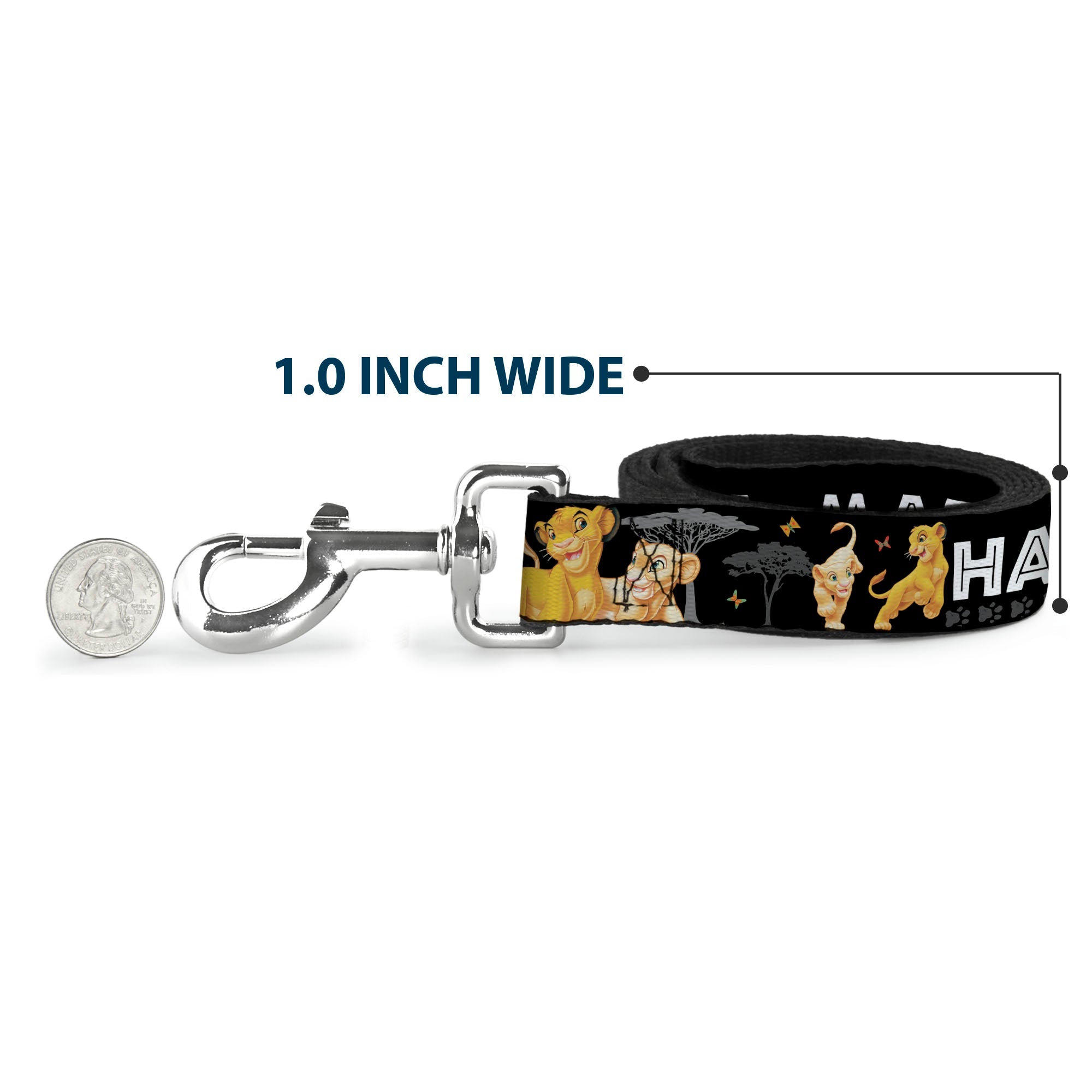Dog Leash - Lion King Simba & Nala HAKUNA MATATA