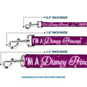 Dog Leash - I'M 99.9% SURE I'M A DISNEY PRINCESS Pinks/White