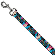 Dog Leash - Minnie Mouse Hoody & Headphone Poses Gray/Multi Color