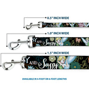 Dog Leash - Tinker Bell Floral Collage CLASSY AND SASSY