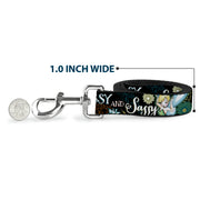 Dog Leash - Tinker Bell Floral Collage CLASSY AND SASSY