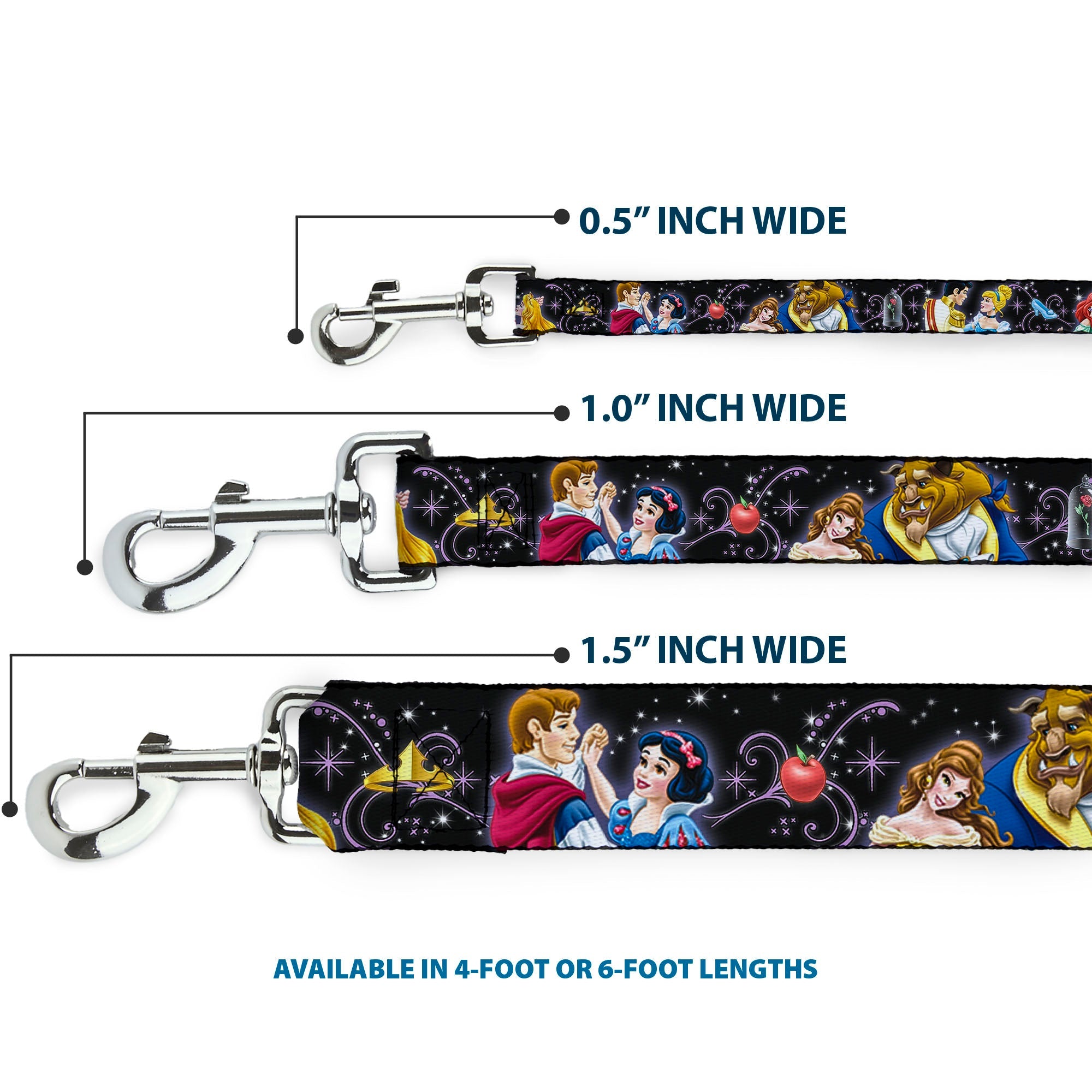 Dog Leash - Disney Princesses & Prince's Dancing