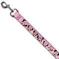 Load image into Gallery viewer, Dog Leash - Minnie Mouse Expressions Polka Dot Pink/White
