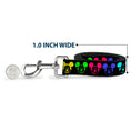 Load image into Gallery viewer, Dog Leash - Mickey Expressions Black/Multi Neon
