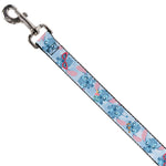 Dog Leash - Baby Stitch Poses Close-Up Baby Blue