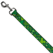 Dog Leash - St. Patrick's Day Mickey Collage Greens