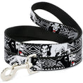 Load image into Gallery viewer, Dog Leash - Lion King Scar Poses White/Black
