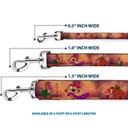 Dog Leash - Timon & Pumba The Hula Song Poses