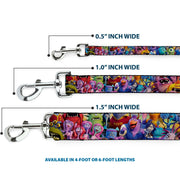 Dog Leash - Monsters University Monsters Stacked