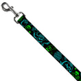 Load image into Gallery viewer, Dog Leash - Monsters Inc. Sully & Mike Poses/GRRRRR! Black/Turquoise/Green
