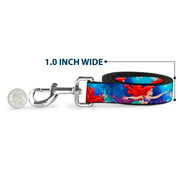 Dog Leash - Ariel Vivid Underwater Sparkle Poses/Castle