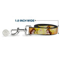 Load image into Gallery viewer, Dog Leash - Belle Poses/Enchanted Rose/Story Script Yellow/Pinks

