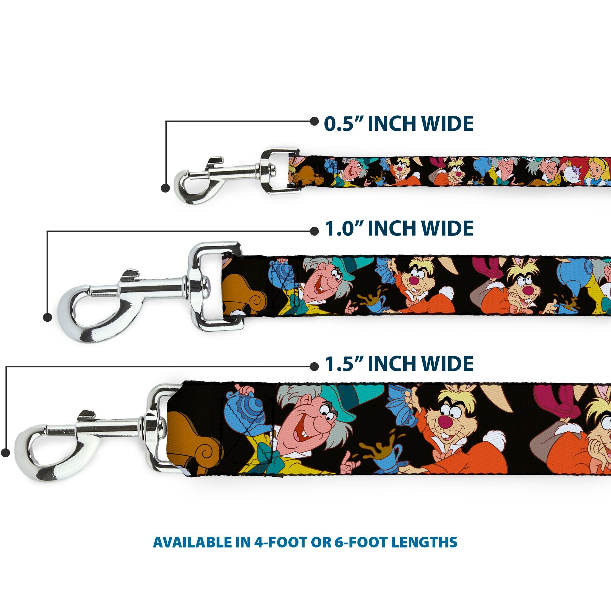 Dog Leash - Mad Hatter's Tea Party Poses
