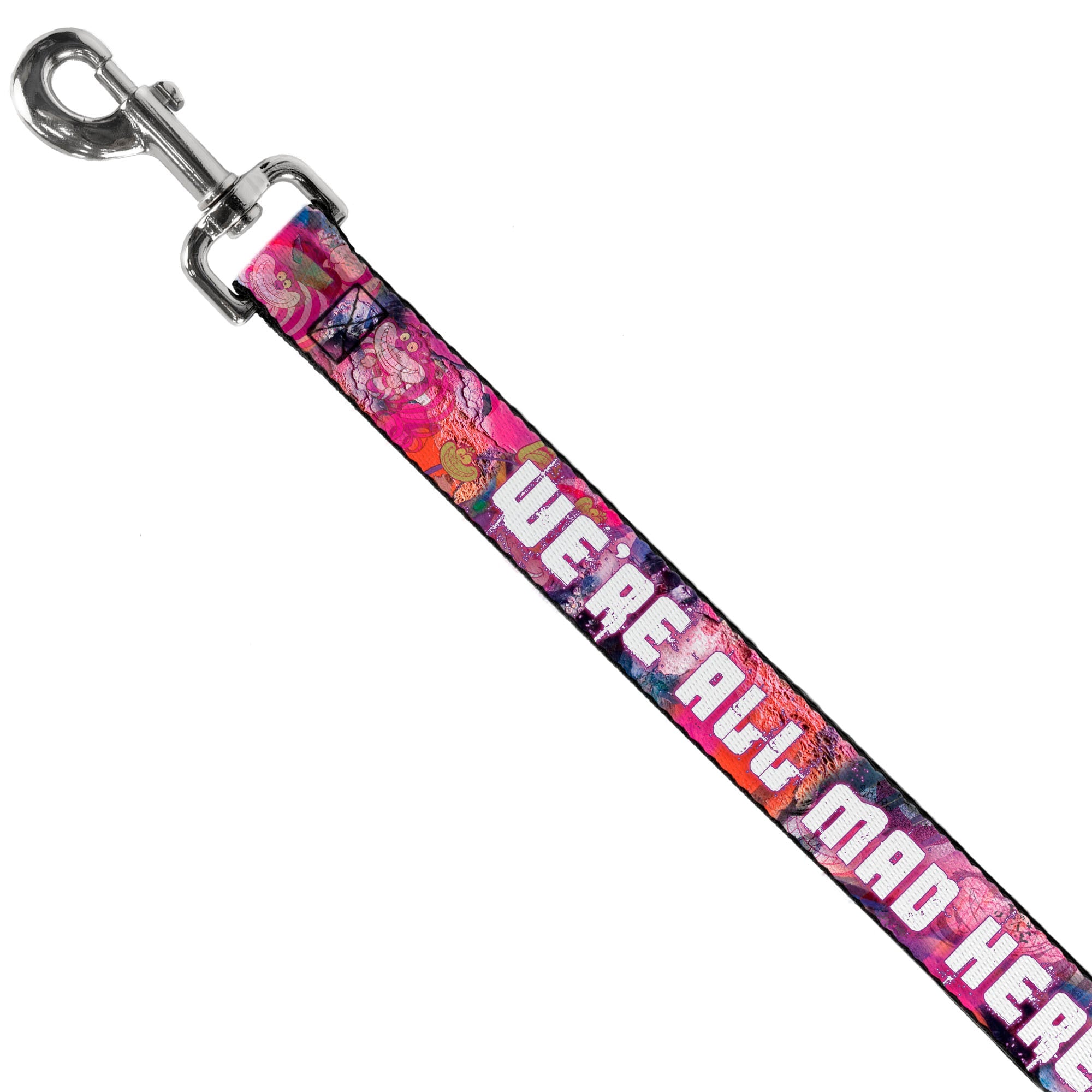Dog Leash - Transparent Cheshire Cat Poses WE'RE ALL MAD HERE