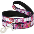 Load image into Gallery viewer, Dog Leash - Transparent Cheshire Cat Poses WE'RE ALL MAD HERE
