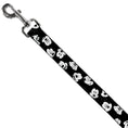 Load image into Gallery viewer, Dog Leash - Mickey Mouse Expressions Scattered Black/White
