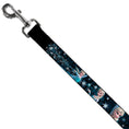 Load image into Gallery viewer, Dog Leash - Elsa the Snow Queen Poses PERFECT AND POWERFUL Blues/White
