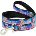 Load image into Gallery viewer, Dog Leash - Elsa the Snow Queen Poses/Castle & Snowy Mountains Blue-Pink Fade
