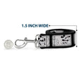 Load image into Gallery viewer, Dog Leash - Olaf Heart Raindrop Sketch Blues/Black
