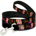 Load image into Gallery viewer, Dog Leash - ANNA Poses/Anna Monogram Heart Cameo Pinks/Yellow
