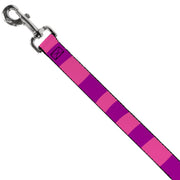 Dog Leash - Cheshire Cat Stripe Pink/Purple