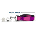 Load image into Gallery viewer, Dog Leash - Cheshire Cat Stripe Pink/Purple
