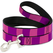 Dog Leash - Cheshire Cat Stripe Pink/Purple
