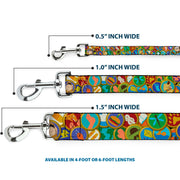Dog Leash - Stacked Wilderness Explorers Badges
