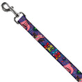 Load image into Gallery viewer, Dog Leash - BING BONG Poses/Candy Purples/Multi Color
