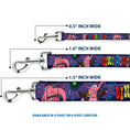 Load image into Gallery viewer, Dog Leash - BING BONG Poses/Candy Purples/Multi Color

