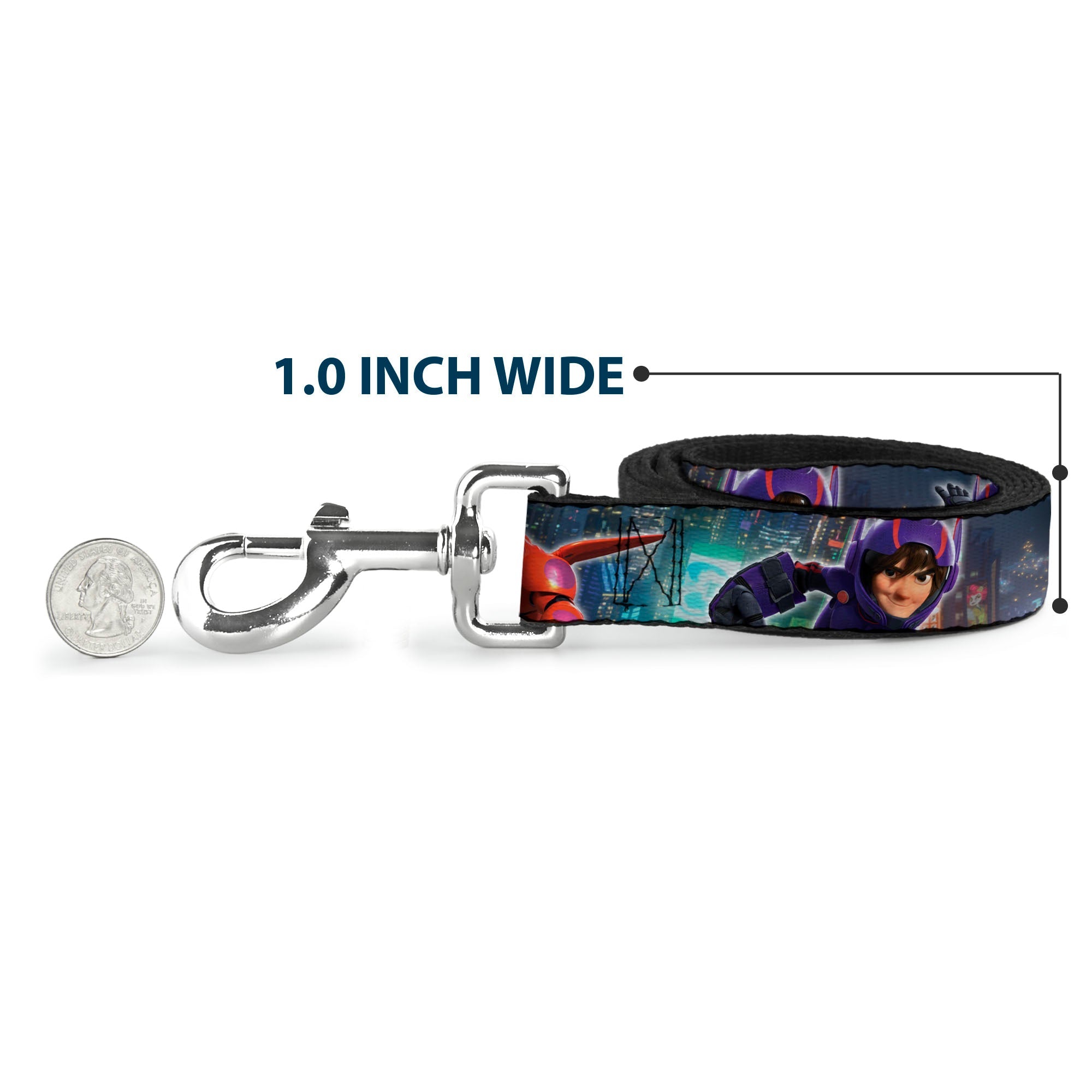 Dog Leash - Hiro & Baymax Action Poses/San Fransokyo