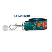 Dog Leash - Big Hero 6 Group Action Pose/Name Blocks Black/Gray/Multi Color