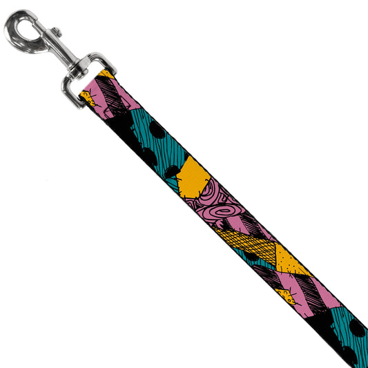 Dog Leash - Nightmare Before Christmas Sally Dress Patchwork