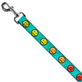 Load image into Gallery viewer, Dog Leash - Baymax/Mood Expressions/Baymax Scattered Turquoise
