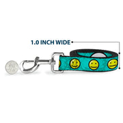 Dog Leash - Baymax/Mood Expressions/Baymax Scattered Turquoise