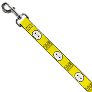 Dog Leash - BAYMAX Hanko/Face Yellow/Black/White